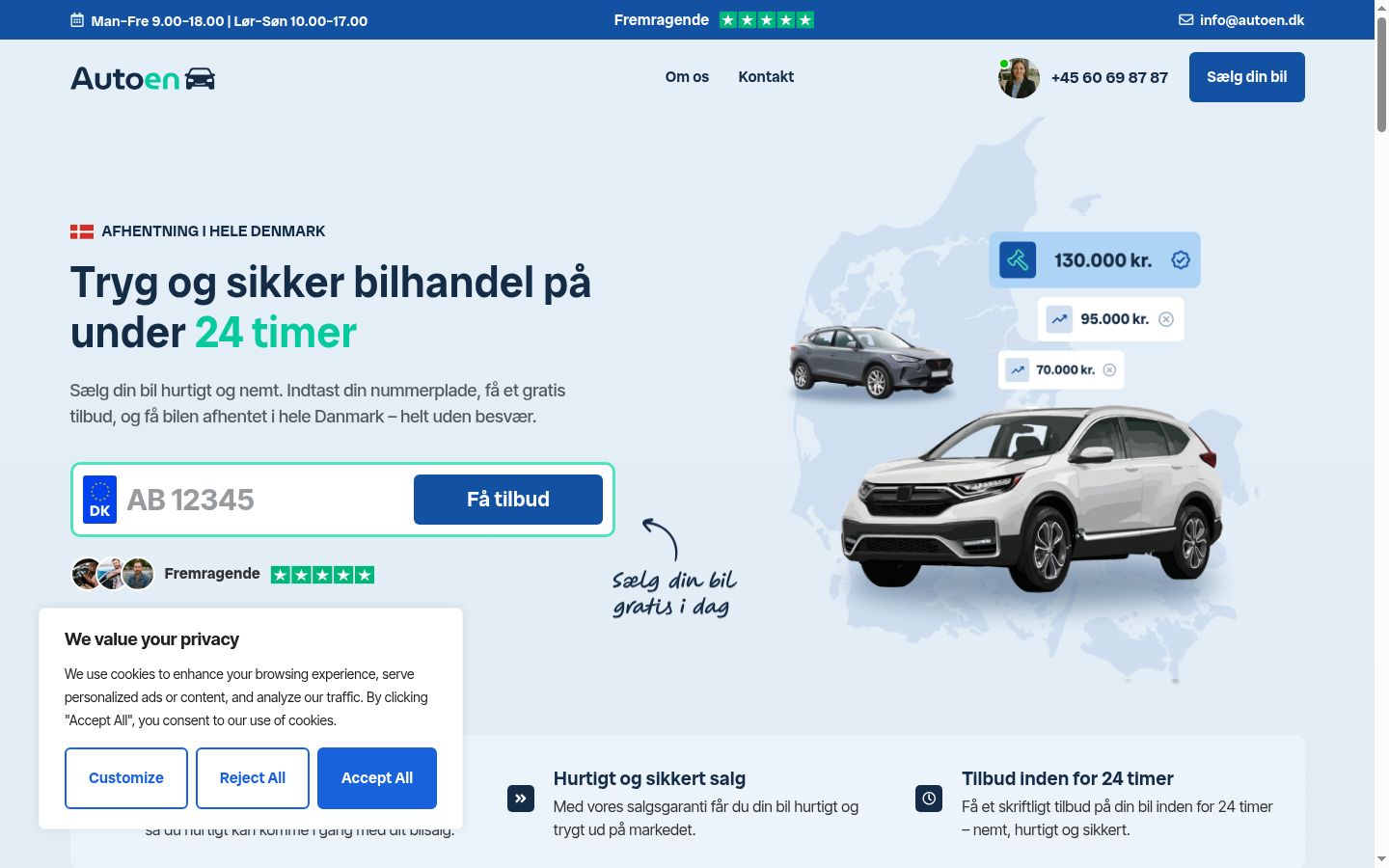 Screenshot tal-banner tal-kunsens muri qabel kwalunkwe interazzjoni