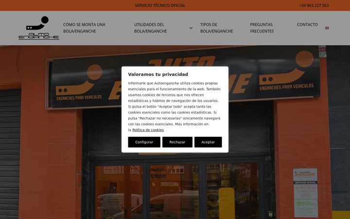 Screenshot of autoenganche.com