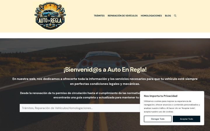 Screenshot of autoenregla.es