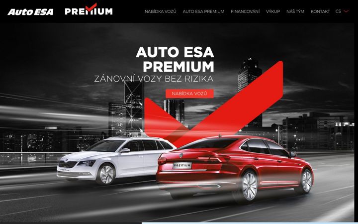 Screenshot of autoesapremium.cz