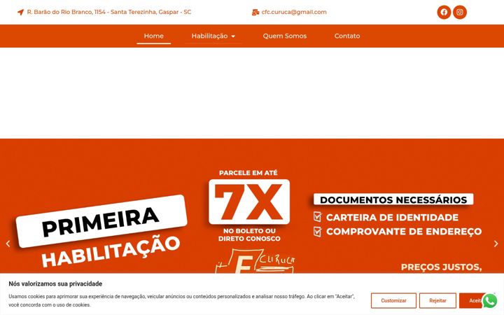 Képernyőkép: autoescolacuruca.com.br