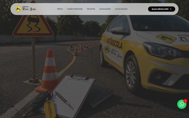 Képernyőkép: autoescoladomjoao.com.br