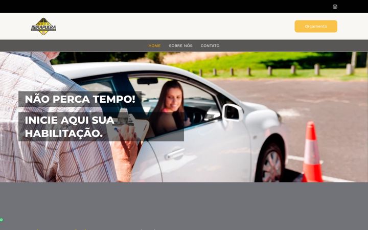 Screenshot of autoescolaibirapuera.com.br
