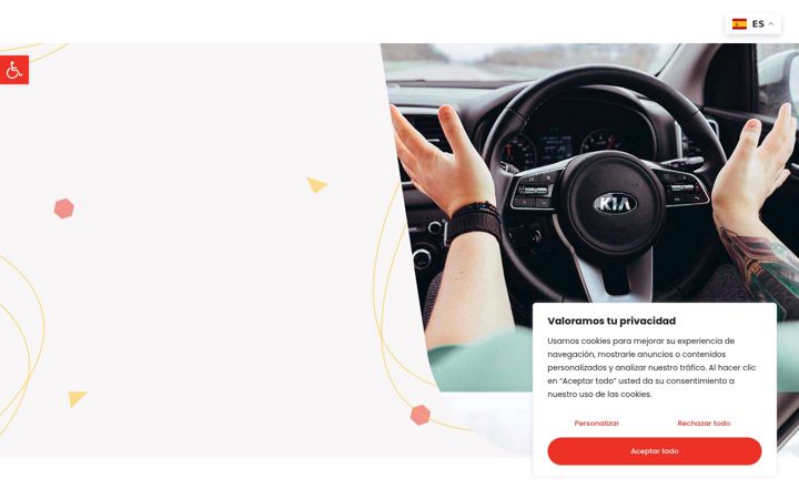 Екранна снимка на autoescolamartorell.com