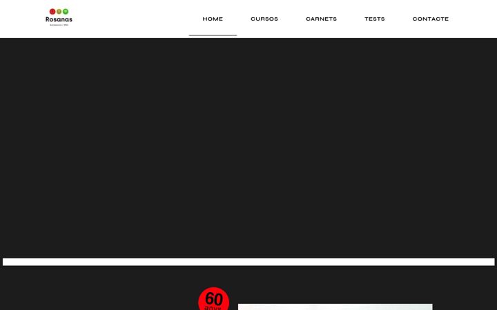 Screenshot of autoescolarosanas.com
