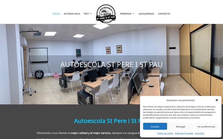 Ekrano kopija autoescolastpereistpau.com