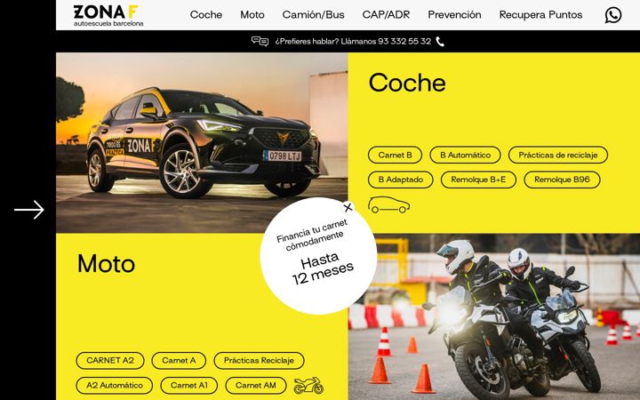 Screenshot of autoescuela-barcelona.com