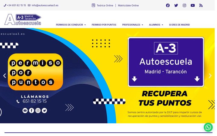 Skjermbilde av autoescuelaa3.es