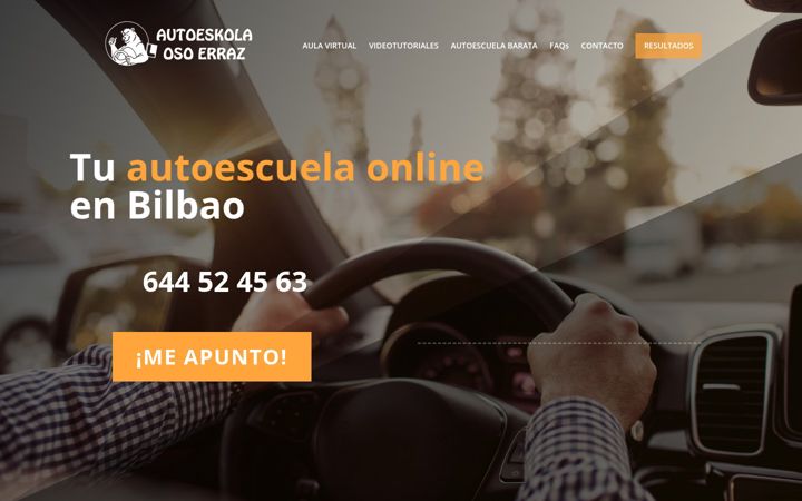 Screenshot of autoescuelabilbao.online