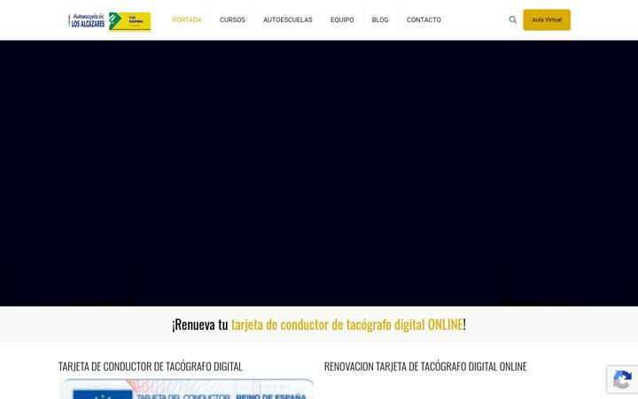 Screenshot of autoescuelacartagena.com