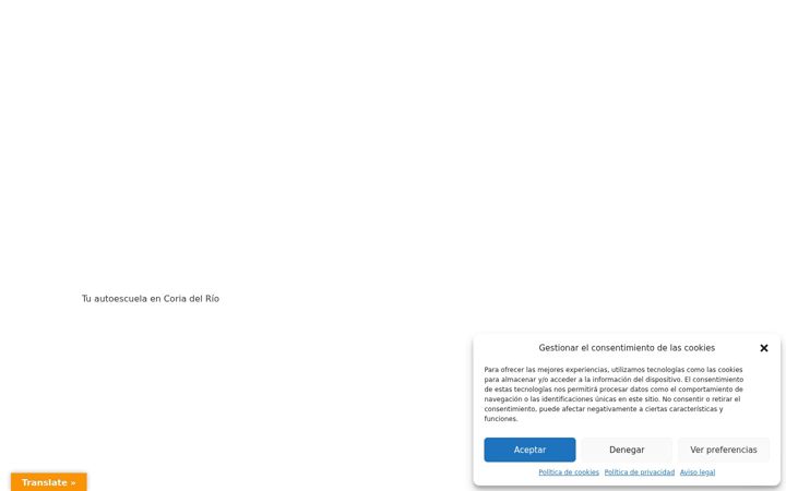 Екранна снимка на autoescuelacaura.com