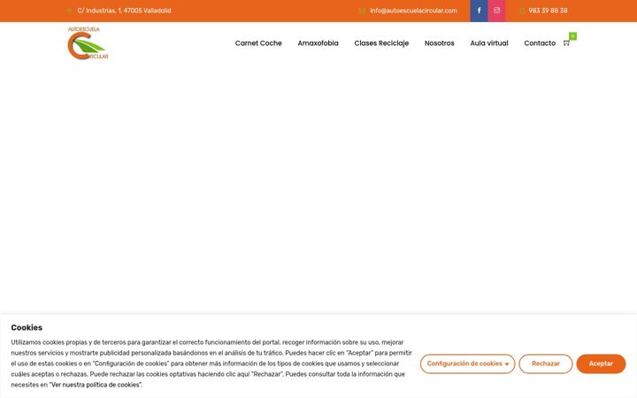 Screenshot of autoescuelacircular.es