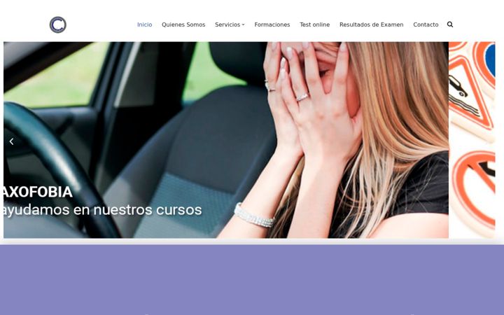 Screenshot of autoescuelacolon.net