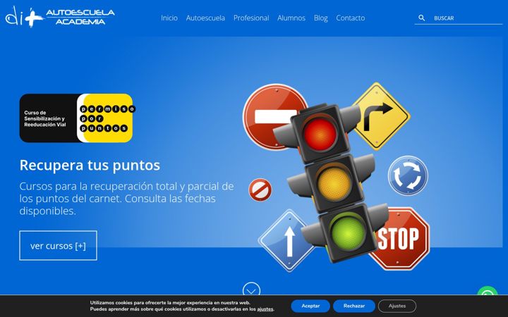 Screenshot of autoescueladimas.com