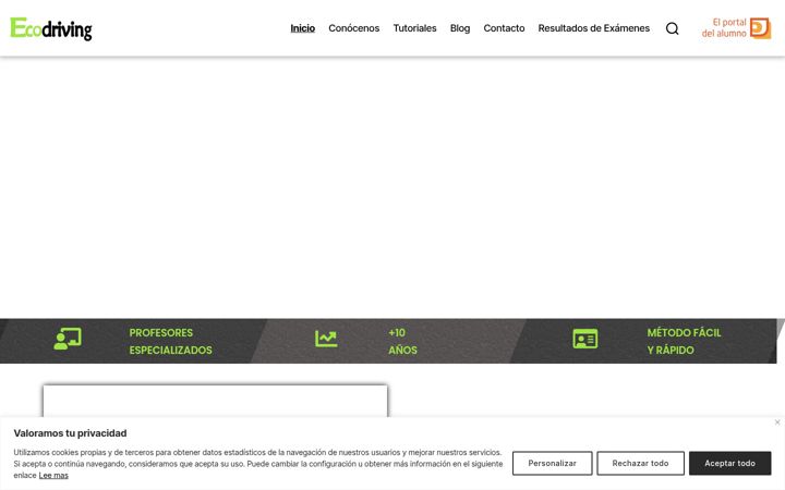 Screenshot of autoescuelaecodriving.es