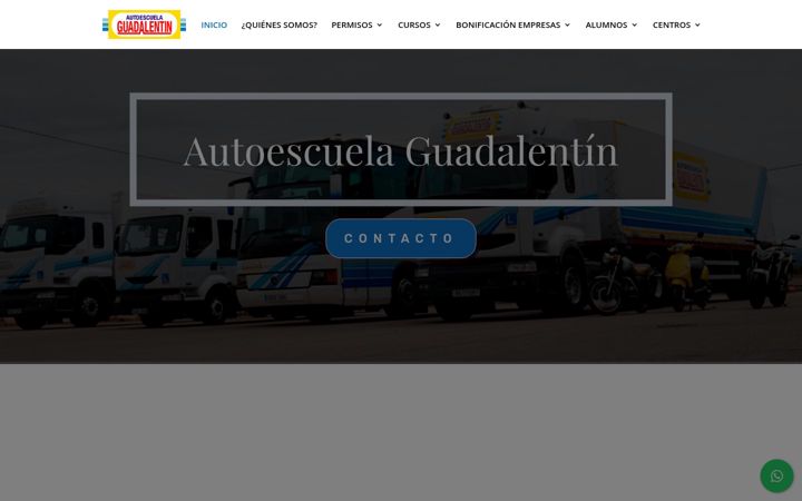 Screenshot of autoescuelaguadalentin.es