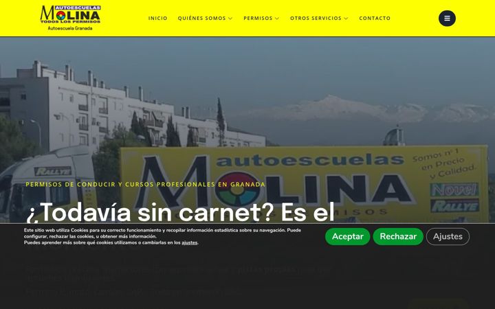 Screenshot von autoescuelamolina.com