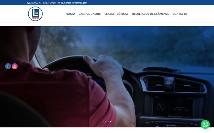 Skjermbilde av autoescuelamorgado.es