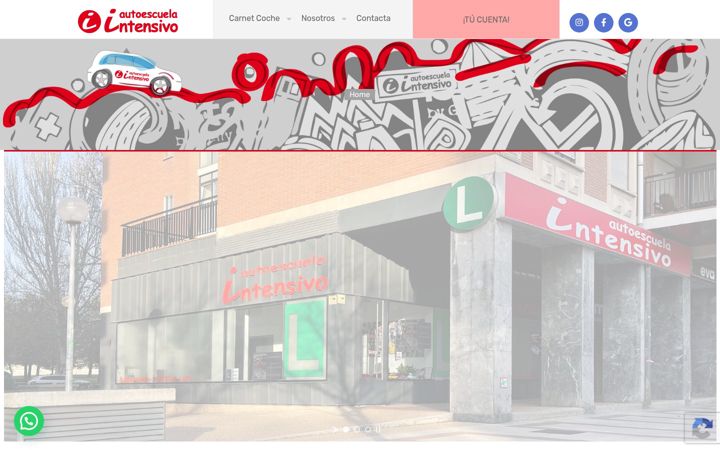 Screenshot of autoescuelapamplona.com