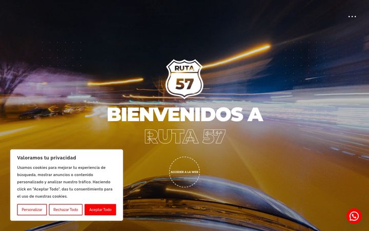 Skærmbillede af autoescuelaruta57.com