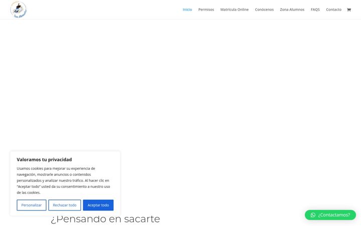 Skærmbillede af autoescuelasanmarcelino.com