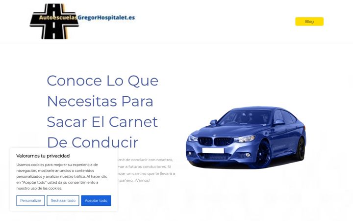 Screenshot of autoescuelasgregorhospitalet.es