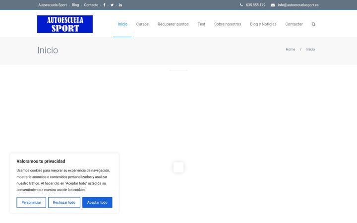 Skjermbilde av autoescuelasport.es