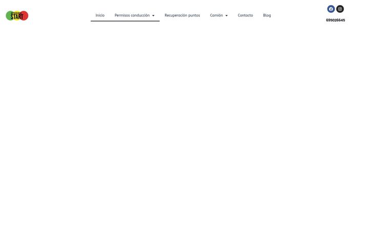 Screenshot of autoescuelastart.com