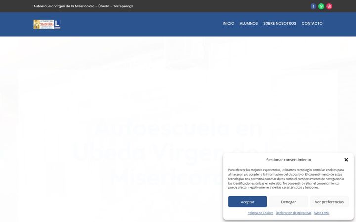Skjermbilde av autoescuelavirgendelamisericordia.es