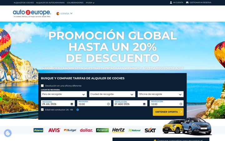 Screenshot of autoeurope.es