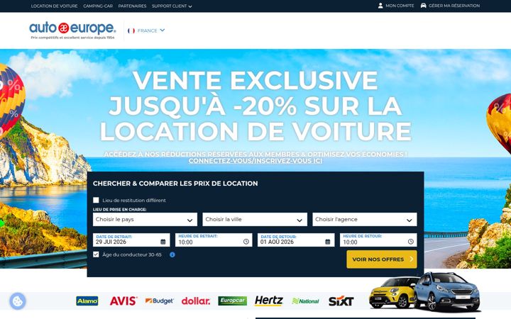 Képernyőkép: autoeurope.fr