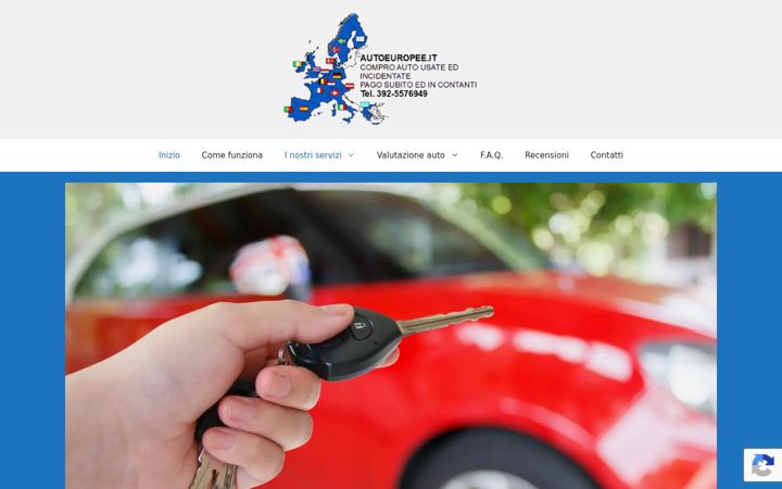 Snimka zaslona za autoeuropee.it