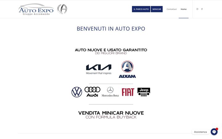 Screenshot of autoexpomazara.it