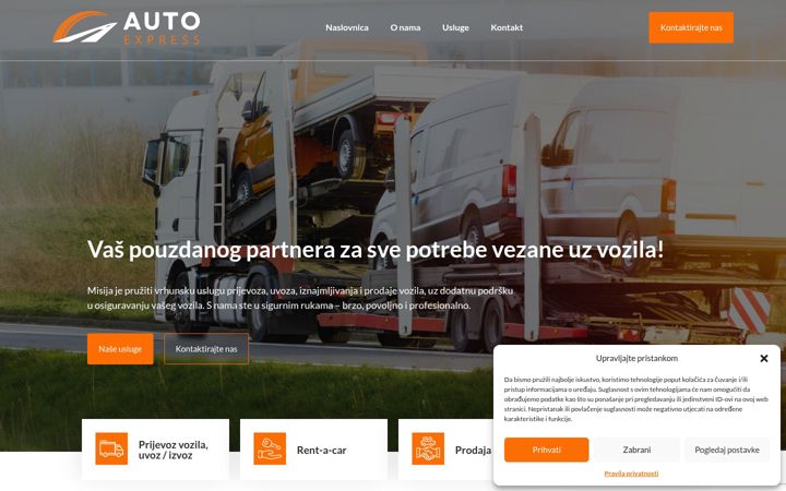 Screenshot of autoexpress.hr