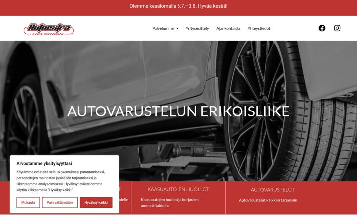 Screenshot of autoextra.fi