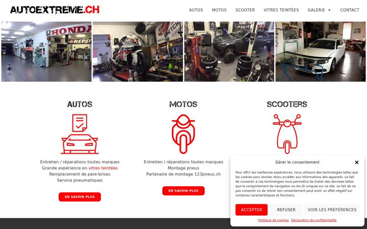 Screenshot of autoextreme.ch