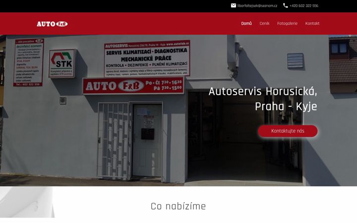 Screenshot of autofab.cz