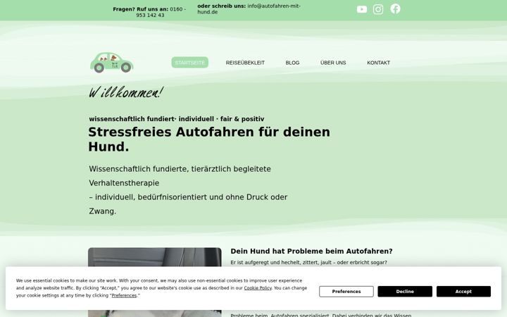 Screenshot of autofahren-mit-hund.de