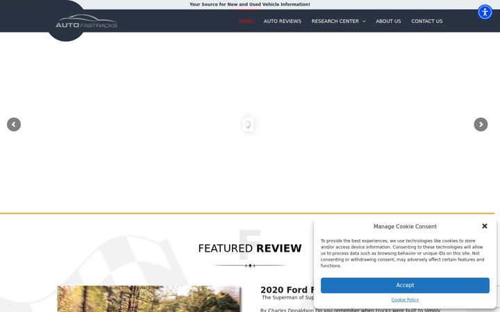 Captură de ecran a autofastracks.com