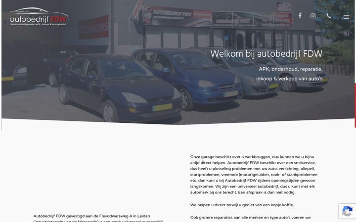 Screenshot of autofdw.nl