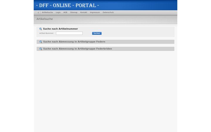 Screenshot of autofedern-online.de