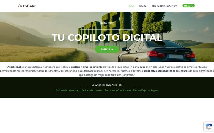 Screenshot of autofeliz.cl
