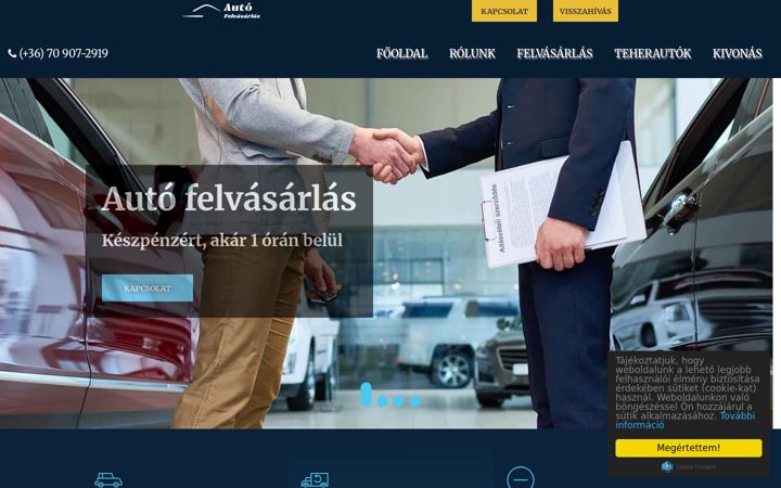 Screenshot of autofelvasarlasa.hu