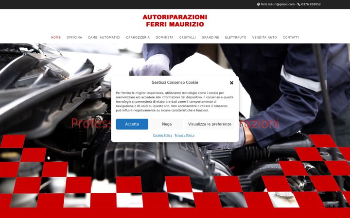 Screenshot of autoferri.it