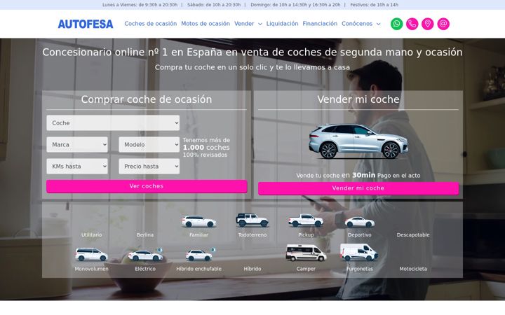Captură de ecran a autofesa.com