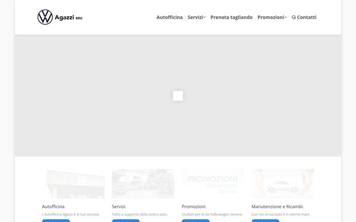 Screenshot of autofficinaagazzi.it
