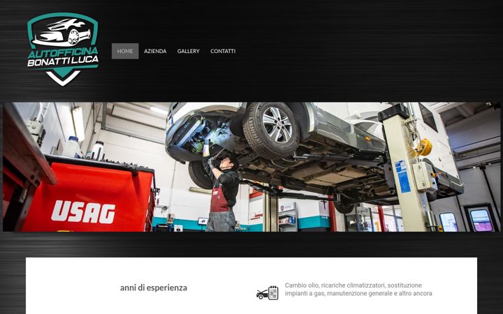 Screenshot of autofficinabonattiluca.it