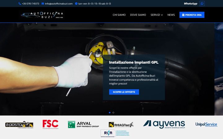 Screenshot of autofficinabuzi.com