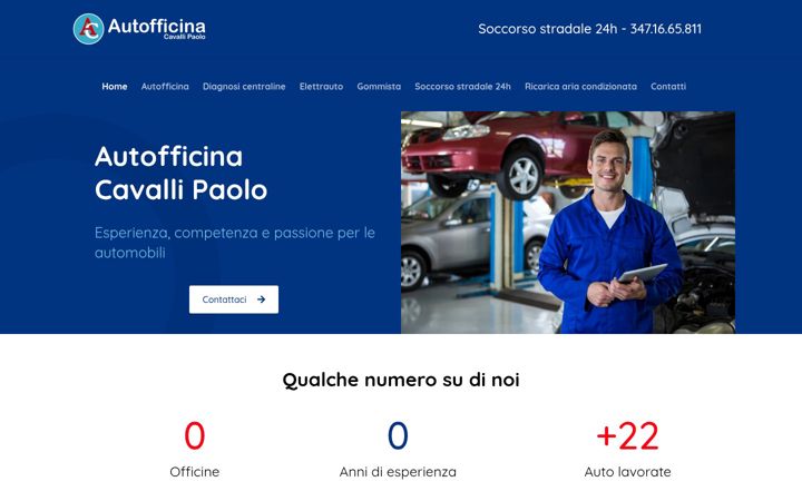 Screenshot of autofficinacavalli.it