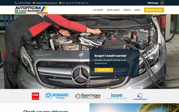 Posnetek zaslona autofficinadeluca.it